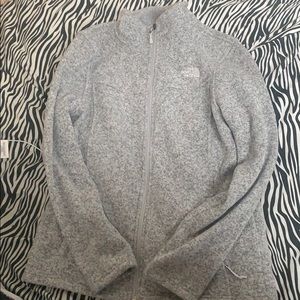 North face zip-up jacket